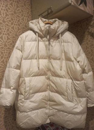 Шикарный пуховик  ,,  zara,, р.m-l