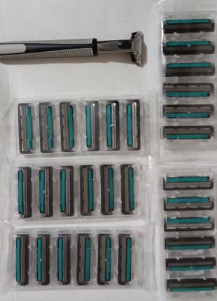 Станок+ касети для гоління (30 шт )