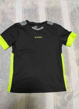 Футболка для занятий спортом на 7-9роков decathlon kipsta