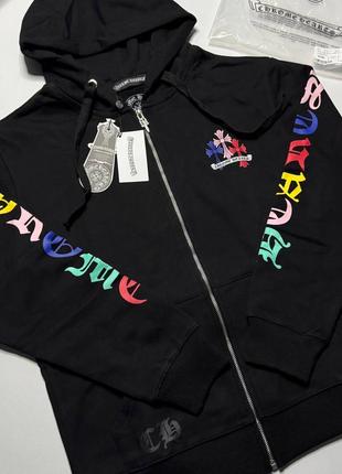 Топовая зепка chrome hearts zip-hodie
