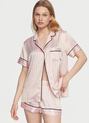 Victoria ́s secret satin short pajama set сатинова піжама