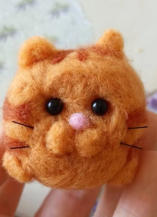 Набор для валивания иголок сделай сам,рыжий котик.