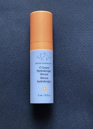 Осветляющая сыворотка drunk elephant c-luma hydrabright gentle hydrating vitamin c serum 5 мл