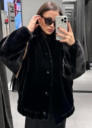Шубка шуба zara
