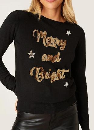 Элегантная замечательная кофточка merry &amp; bright christmas.m (l) вискоза. идеал