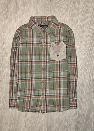 Сорочка з тонкої фланелі next на 4-5 років