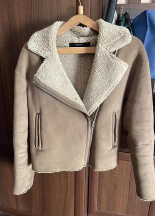 Дубленка zara