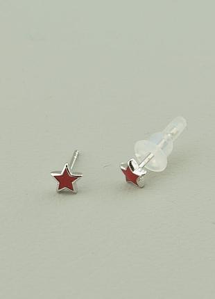Сережки 'xuping' емаль (позолота 18к) 109378