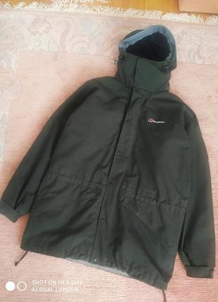 Куртка berghaus 3в1 gor-tex кольору хакі