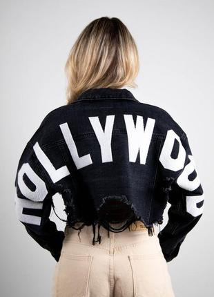 Куртка курточка джинсовка укорочена