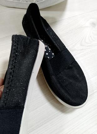 Мокасины тапочки с блестящей нитью для девочки 33