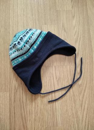 Шапка зимняя теплая 47-49 на мальчика