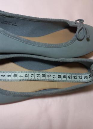 Туфли/ балетки new look 36-37 г. 2