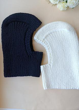 Капор балаклава в'язана трендова шолом