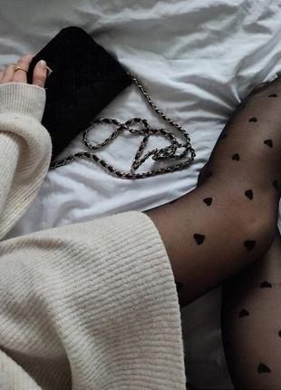 Колготки з сердечками