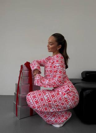 Пижама женская новогодняя