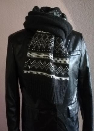 Теплый шарф