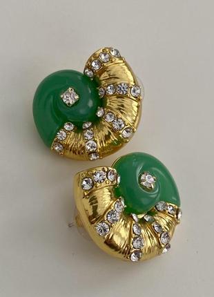 Сережки улитка