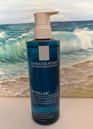 Очищувальний гель-мус для жирної та проблемної шкіри la roche-posay effaclar purifying foaming gel