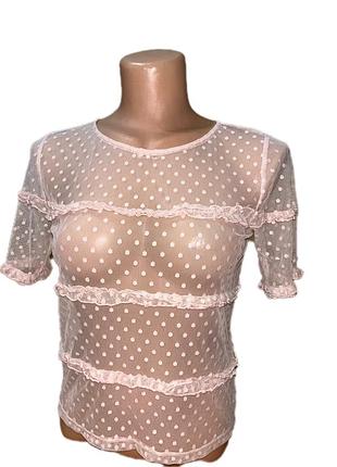 Футболка в сеточку new look