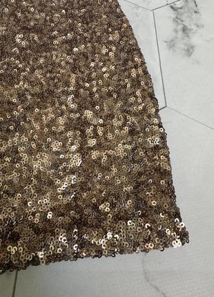 Эффектная юбка в пайетки размер s