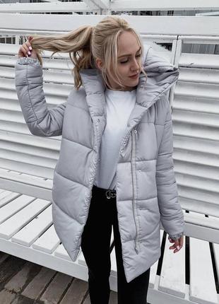 Молодежная зимняя куртка в расцветках рр 42-46