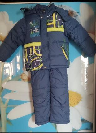 Зимний комбинезон+куртка 110-116см 1600 грн