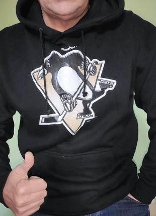 Новая оригинальная толстовка пайта батник pittsburgh penguins, reebok, пуловер с логотипом нхл.хл