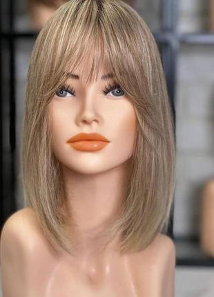Натуральный парик парик парик каре стрижка волос wig human hair европейское тресы