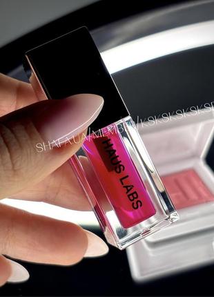 Лимитированный набор haus labs by lady gaga mini lip oil + highlighter duo 2.5...