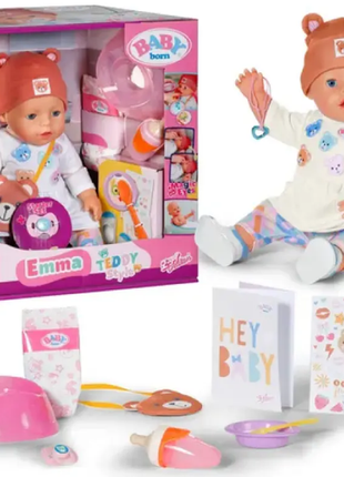Zapf кукла пупс эмма беби борн baby born emma teddy style