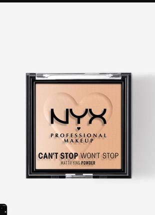 Матуюча пудра для обличчя  can't stop won't stop mattifying powder 6 г