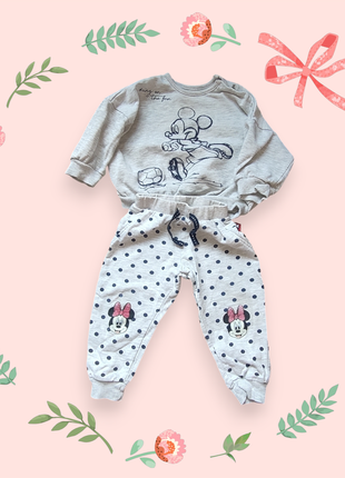 Костюмчик на флисе с микки максом 74