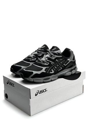 Мужские кроссовки asics gel-nyc black grey
