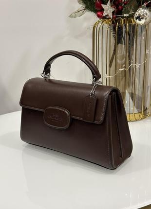 Сумка брендова coach eliza top handle bag шкіра оригінал на подарунок