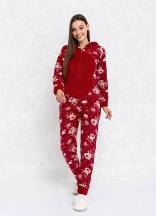 Різдвяна жіноча піжама кігорумі