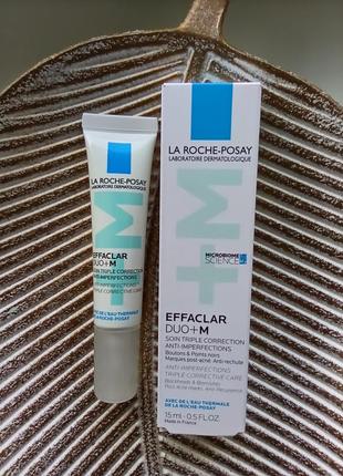 💙la roche-posay effaclar duo + m корректирующий восстанавливающий гель-крем, который устраняет недостатки кожи и следы от акне