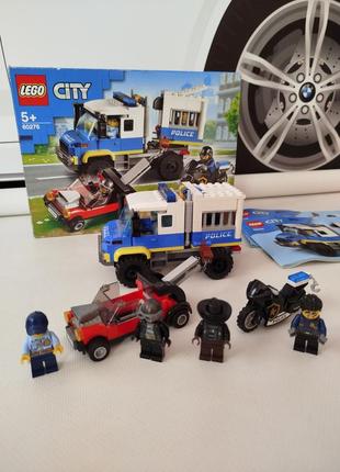 Lego city транспорт для перевозки преступников 60276.