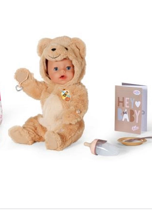 Zapf кукла пупс эмма беби борн 837115 baby born emma teddy outif