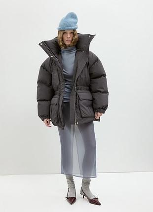 Пуховик оверсайз blow fashion, зимова курка, зимова парка