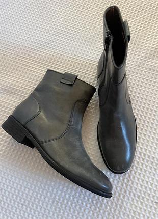 Ботинки кожа