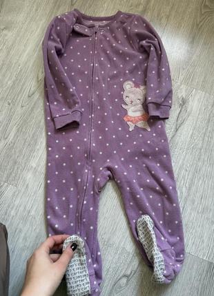 Флісовий чоловічок carters 2t/2a