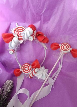 Обруч конфеты пояс палочка