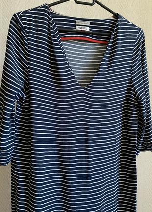 Плаття hilfiger, xs, тельняшка, туніка в смужку