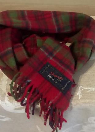 Шарф johnstons of elgin, вовна 100%