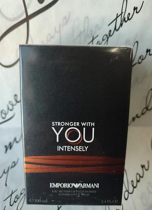 Парфюм мужской emporio armani stronger with you intensely 100 ml эмпорио армани стропинг тележ ю интенсли