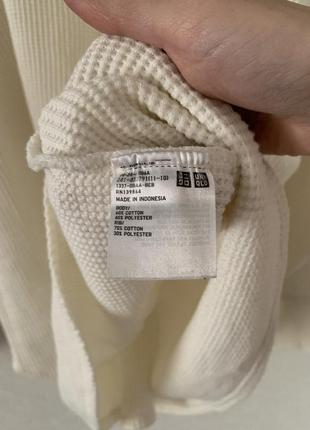 Молочна кофтинка ,вафель на кофта3 фото