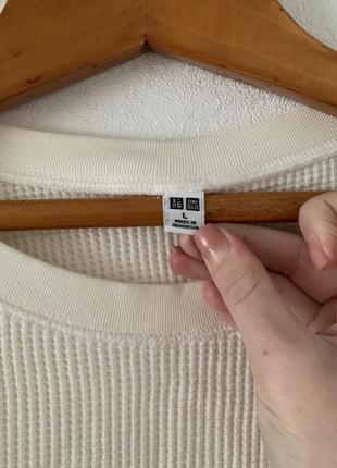 Молочна кофтинка ,вафель на кофта2 фото