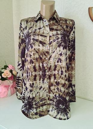 🪻блуза stradivarius, принт "тай дай", s