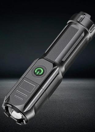 Новый фонарик с зумом на аккумуляторе taobao